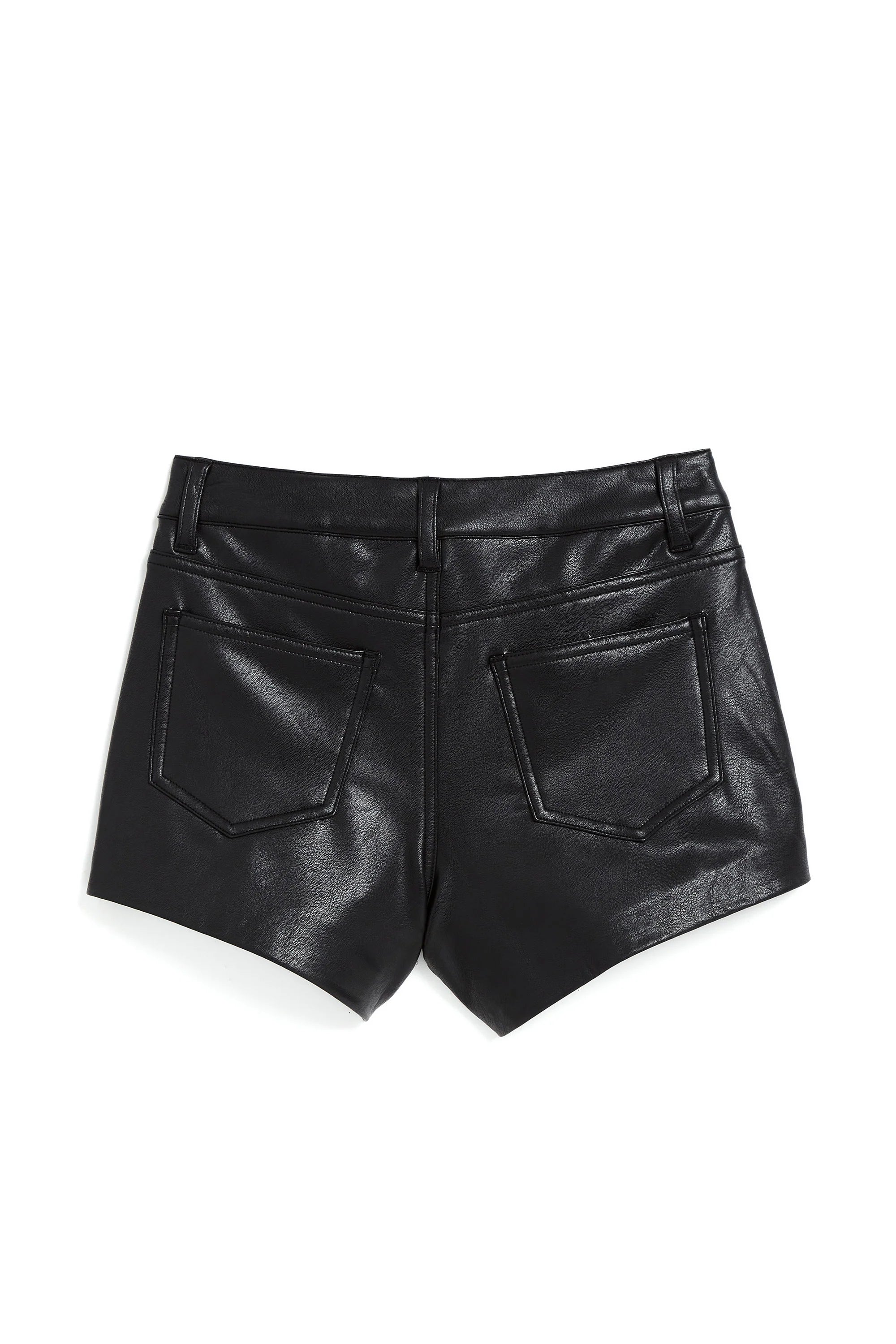 TWEEN HIGH RISE PLEATHER SHORT