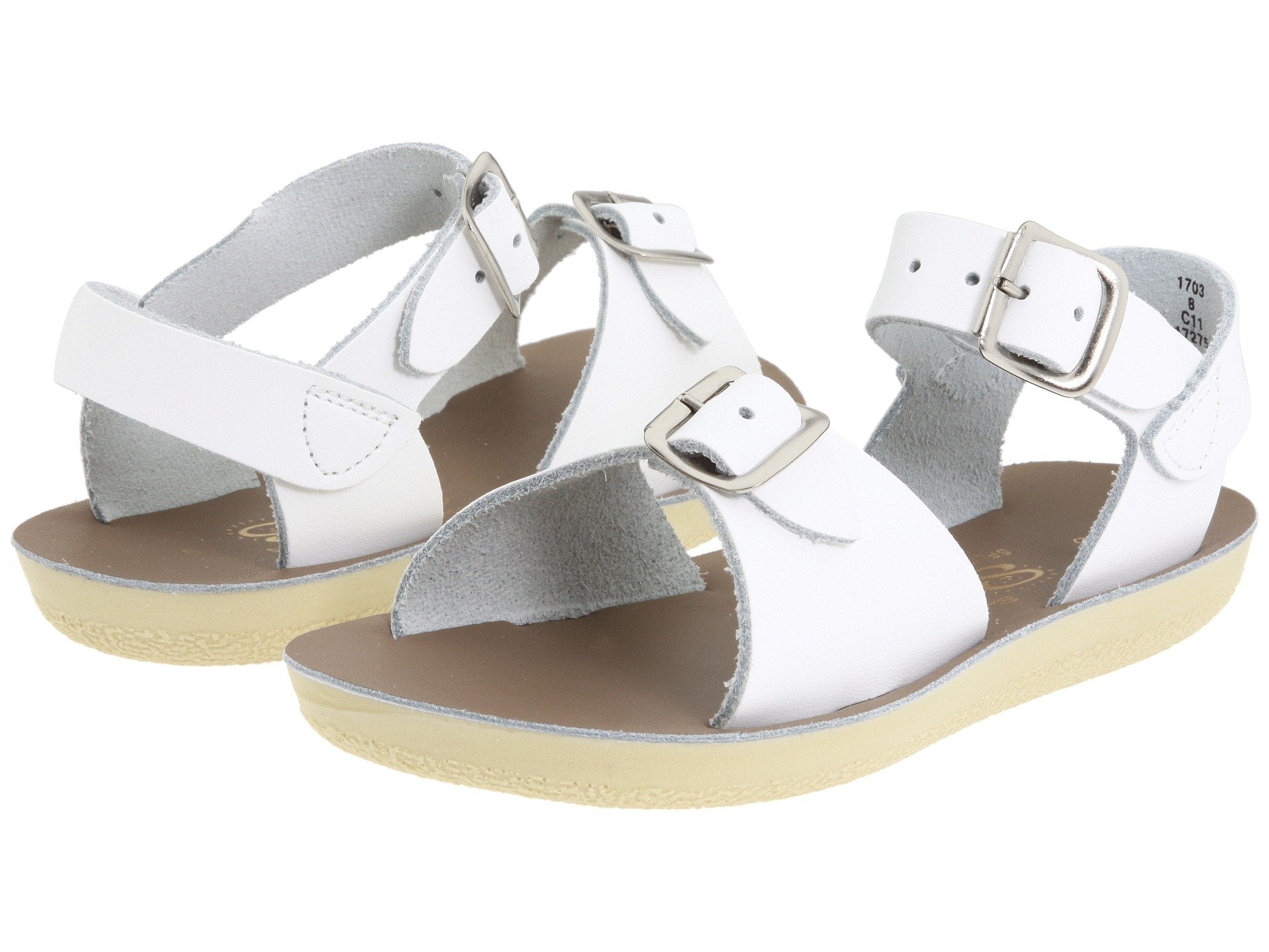 WHITE SUN SAN SALTWATER SURFER SANDAL
