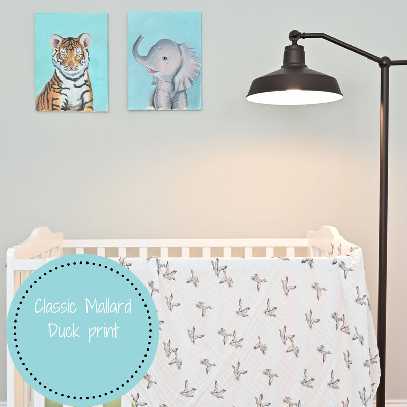 QUACKIN'UP BABY MUSLIN SWADDLE BLANKET