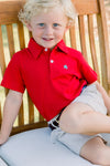 HENRY SHORT SLEEVE POLO - RED
