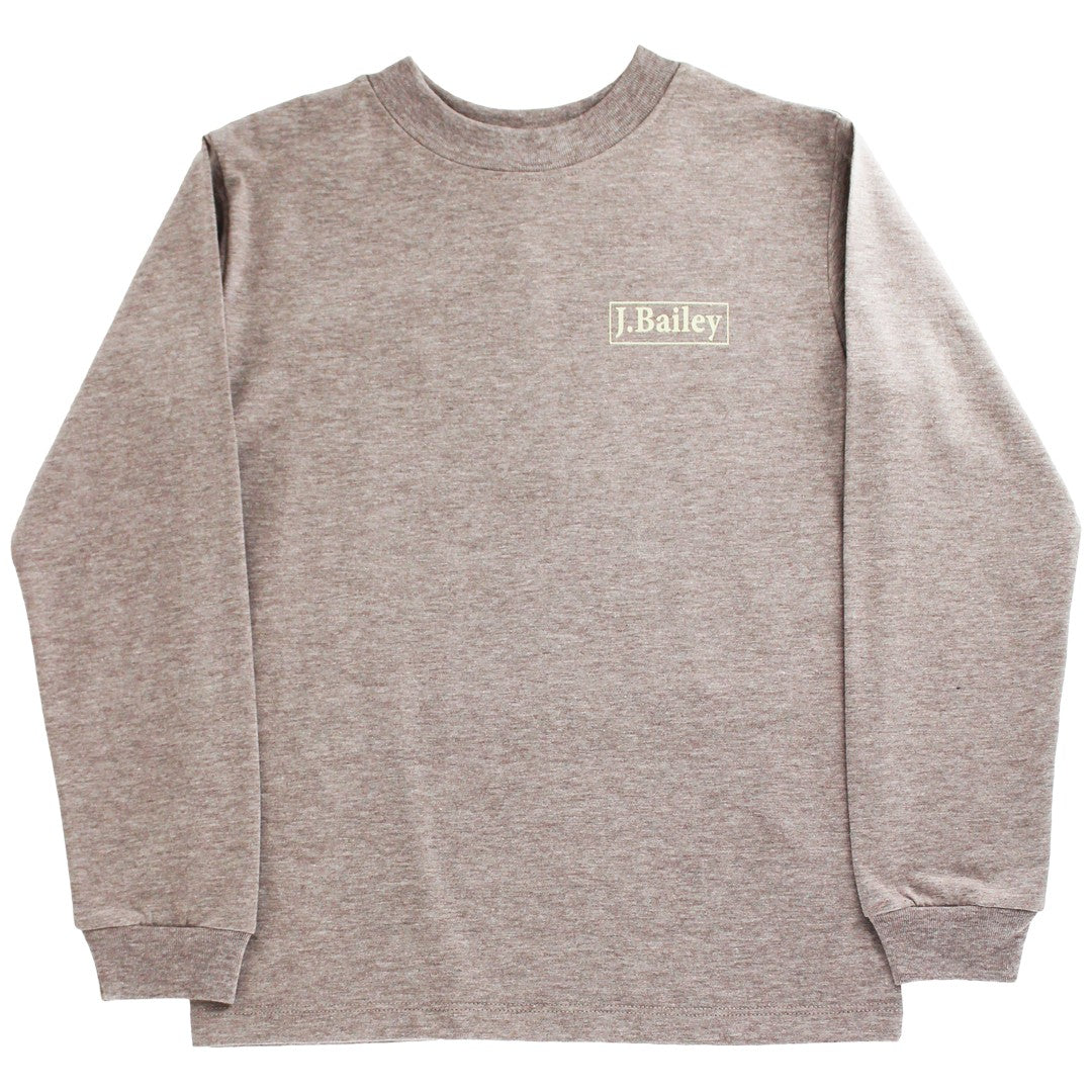 LONG SLEEVE LOGO TEE - DOG ON BARK