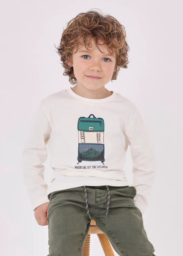 BOYS ADVENTURE BACKPACK GRAPHIC TEE