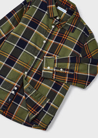 BOYS FALL PLAID BUTTON DOWN