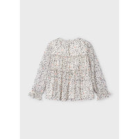 GIRLS HEARTS ALL OVER PRINTED BLOUSE