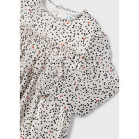 GIRLS HEARTS ALL OVER PRINTED BLOUSE