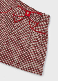 GIRLS CHECKED SKORT