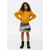 TWEEN MUSTARD SEQUIN SWEATER