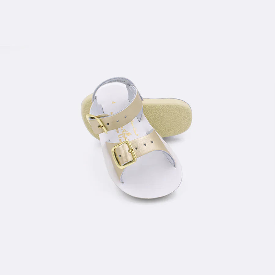 GOLD SUN SAN SALTWATER SURFER SANDAL H&L (VELCRO)