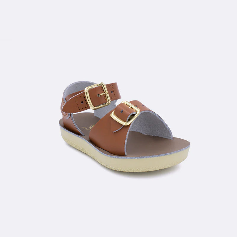 TAN SUN SAN SALTWATER SURFER SANDAL H&L (VELCRO)