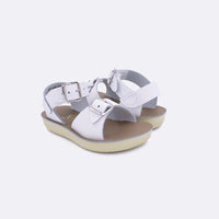 WHITE SUN SAN SALTWATER SURFER SANDAL H&L (VELCRO)