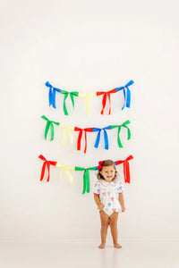 CINDY LOU BUBBLE - PIMA RIBBON REMINDER/WORTH AVE WHITE/RICHMOND RED
