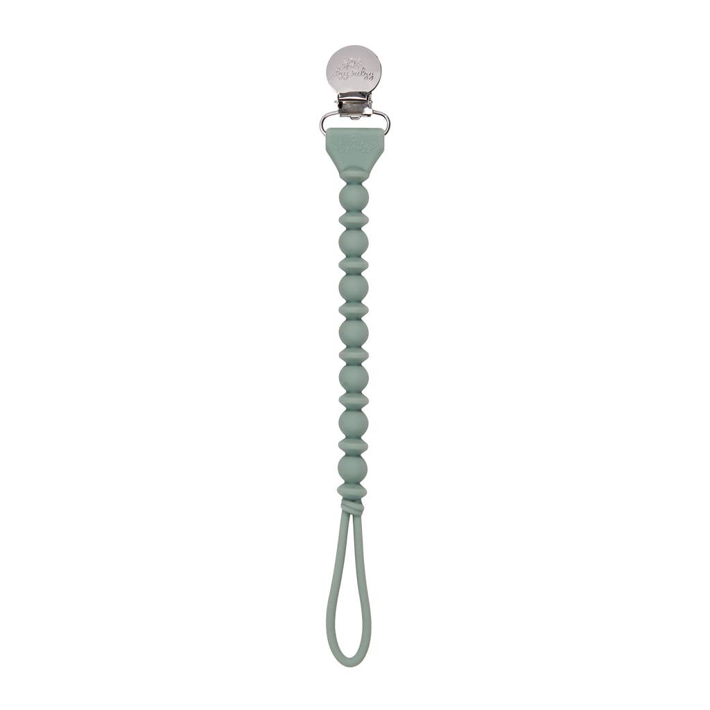 SUCCULENT BEADED SWEETIE STRAP SILICONE ONE-PIECE PACIFIER CLIP