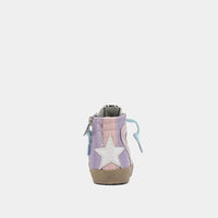 ROONEY METALLIC PURPLE TODDLER SNEAKERS