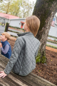 BOYS BARN JACKET - FLY FISHING