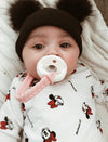 SUCCULENT BEADED SWEETIE STRAP SILICONE ONE-PIECE PACIFIER CLIP