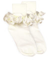 MISTY RUFFLE TURN CUFF SOCK (2143)