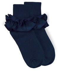 MISTY RUFFLE TURN CUFF SOCK (2143)