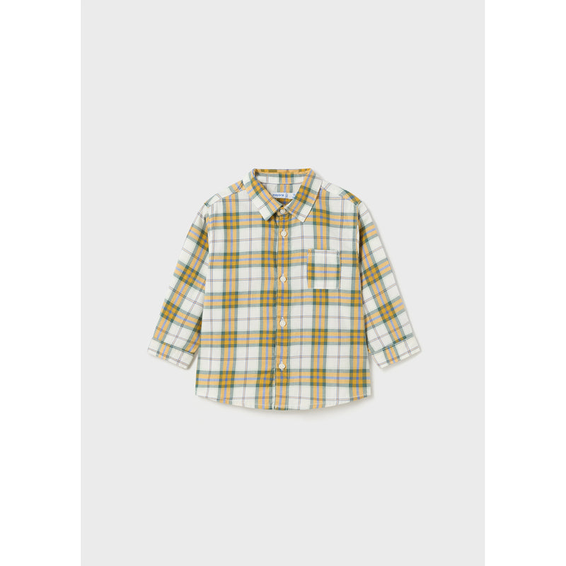 YELLOW PLAID BUTTON DOWN