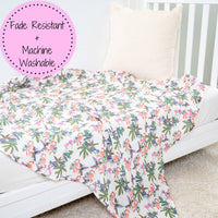 HUM ALONG HUMMINGBIRD BABY MUSLIN SWADDLE BLANKET