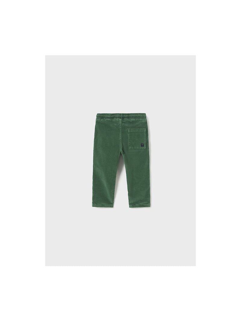 GREEN STRETCH CORDUROY PANTS