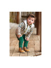 GREEN STRETCH CORDUROY PANTS
