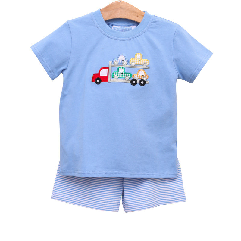 CAR HAULER BOY SHORT SET