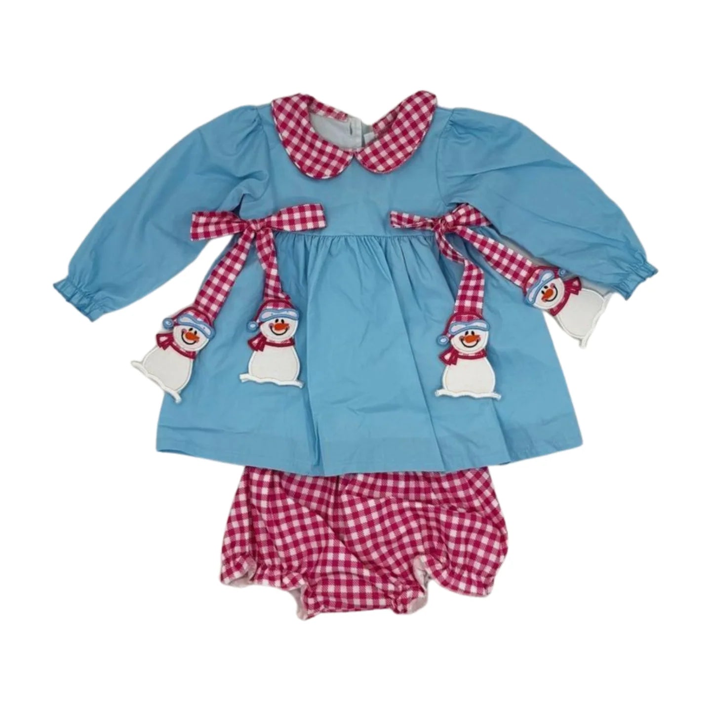 SNOWMAN TAG BLOOMER SET