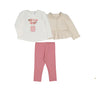 MINI GIRL 3 PIECE JACKET, TOP & LEGGING SET