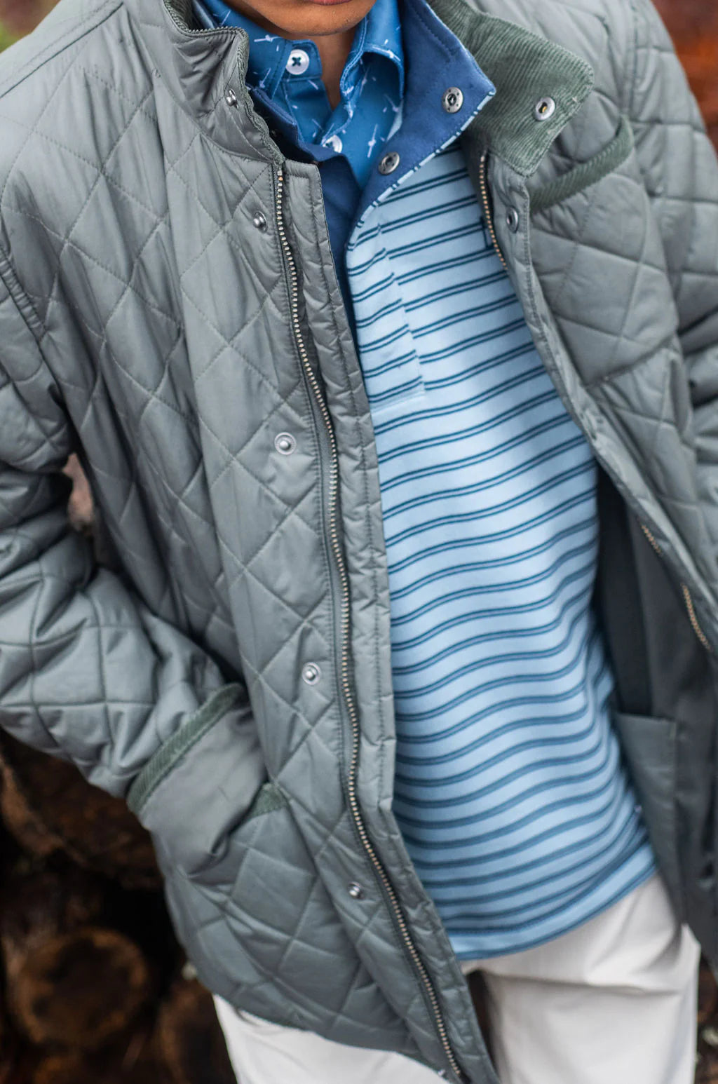 BOYS BARN JACKET - FLY FISHING