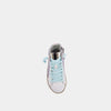 ROONEY METALLIC PURPLE TODDLER SNEAKERS