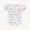 CINDY LOU BUBBLE - PIMA RIBBON REMINDER/WORTH AVE WHITE/RICHMOND RED
