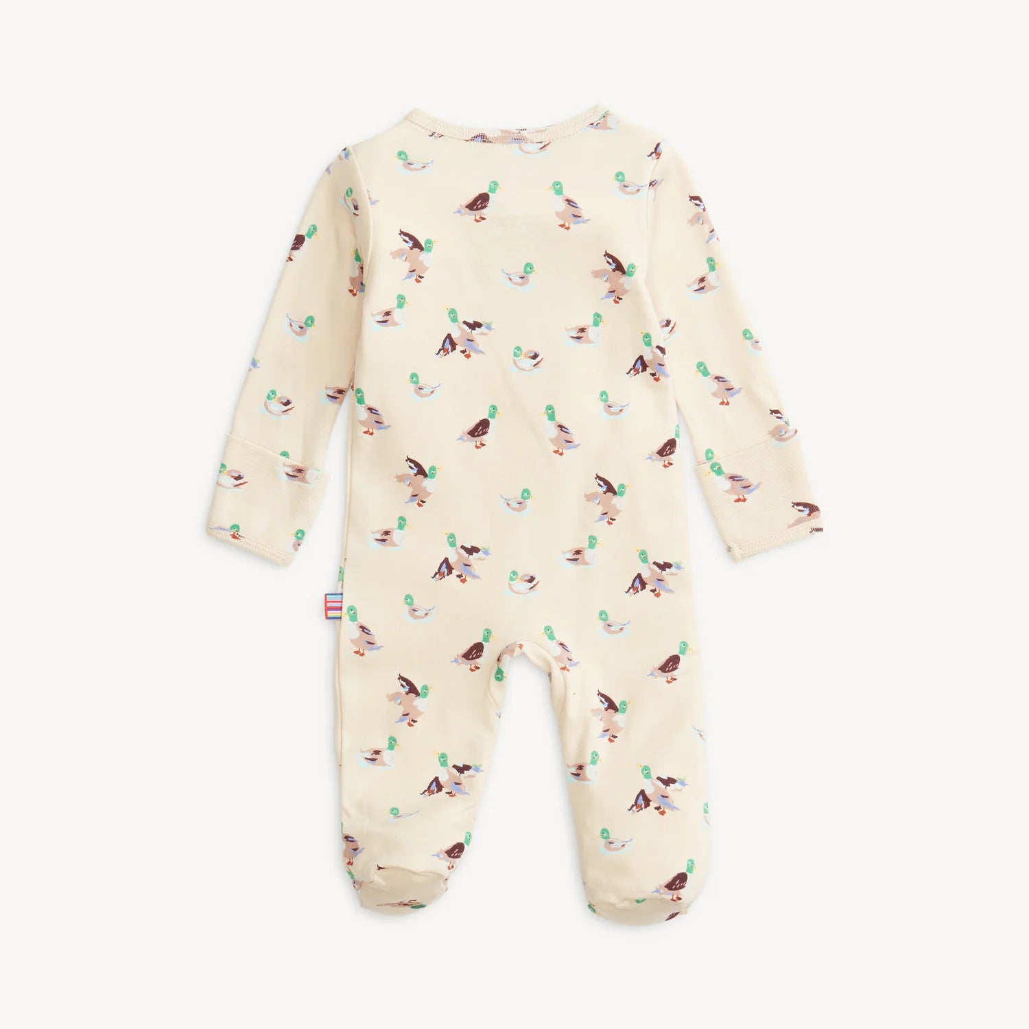 QUACK ME UP ORGANIC COTTON MAGNETIC FOOTIE