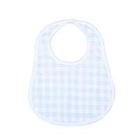 BABY CHECKS BIB - BLUE