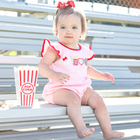 TAKE ME OUT TO THE BALLGAME GIRL FLUTTER BUBBLE