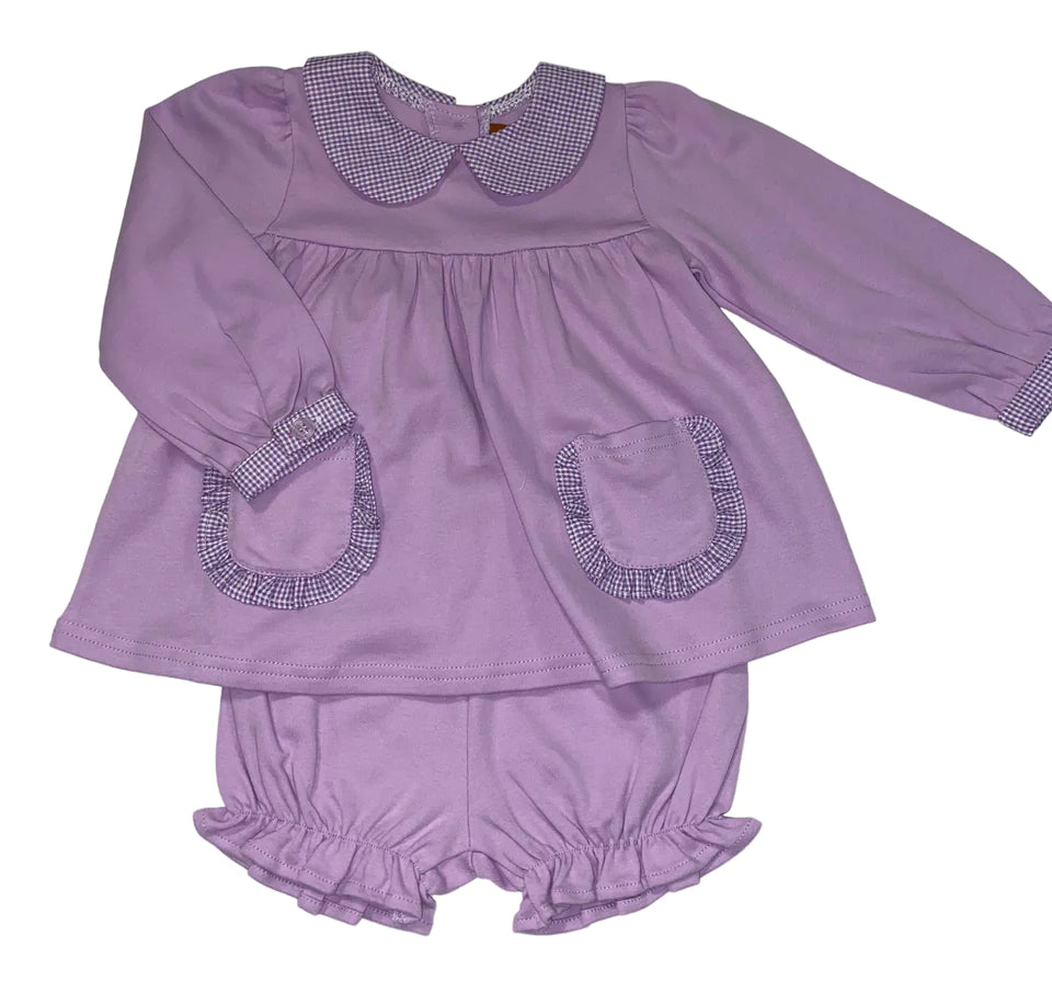 ELLIE BLOOMER SET - LAVENDER