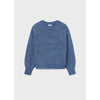 TWEEN BLUE SEQUIN SWEATER