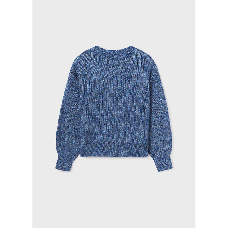 TWEEN BLUE SEQUIN SWEATER