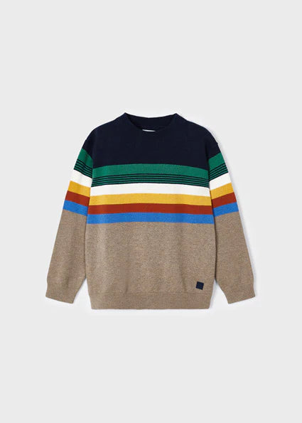 BOYS FALL STRIPED SWEATER