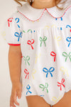 CINDY LOU BUBBLE - PIMA RIBBON REMINDER/WORTH AVE WHITE/RICHMOND RED