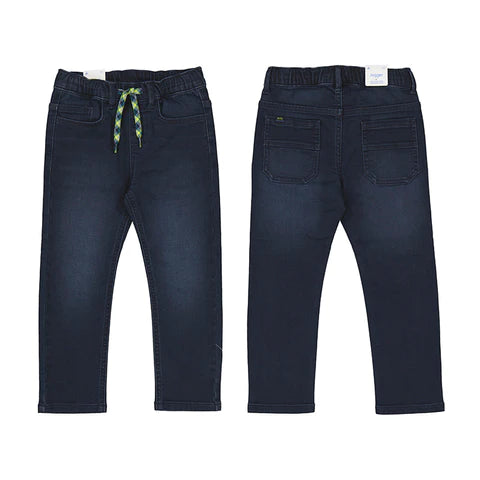 BOYS ELASTIC WAIST DENIM JOGGER PANTS