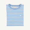 CARTER CREWNECK SARASOTA SKY STRIPE/WORTH AVE WHITE