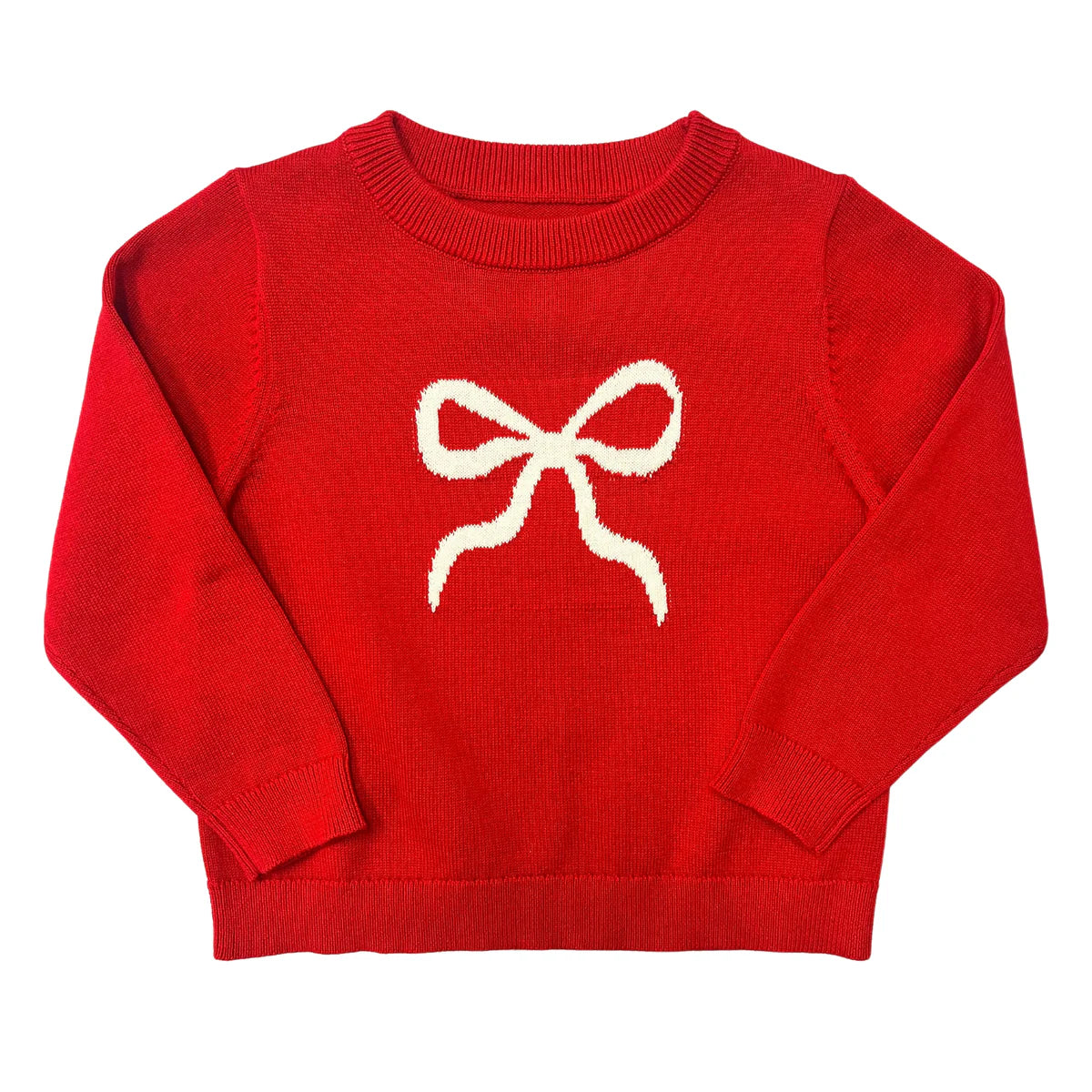 RED BOW SWEATER