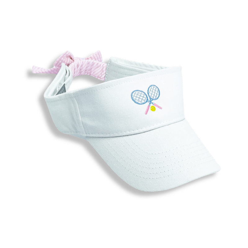 TENNIS BOW VISOR HAT