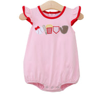 TAKE ME OUT TO THE BALLGAME GIRL FLUTTER BUBBLE