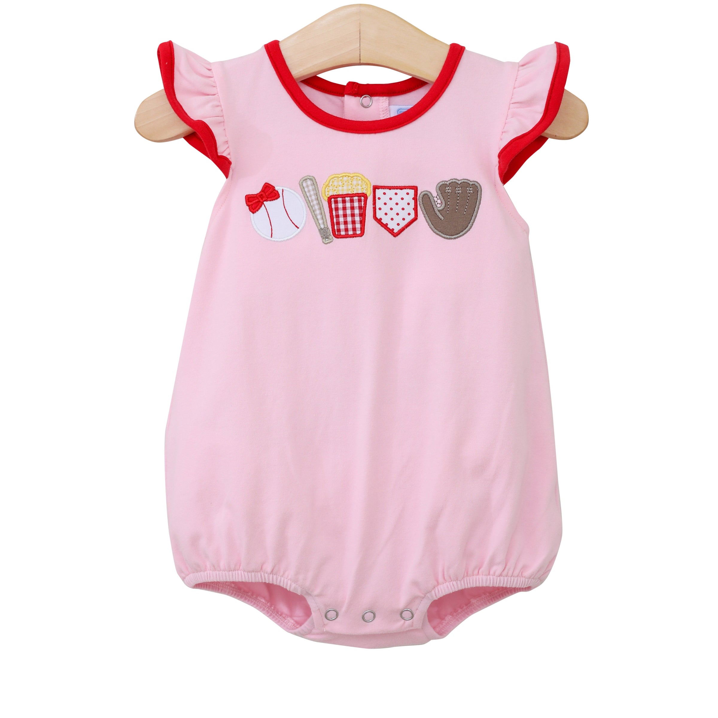 TAKE ME OUT TO THE BALLGAME GIRL FLUTTER BUBBLE