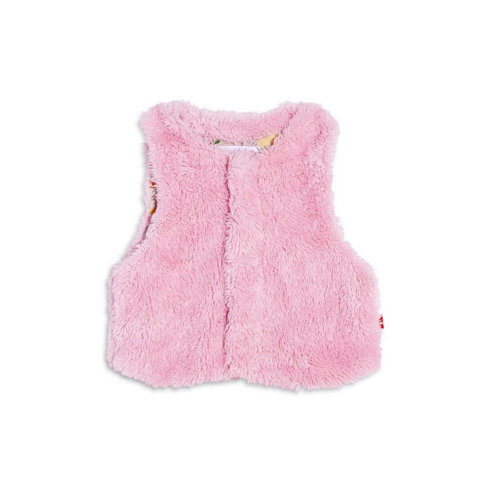 LIGHT PINK MINKY MAGNETIC VEST