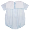 BABY BOY EMBROIDERED TRAIN BUBBLE