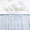 BABY BOY EMBROIDERED TRAIN BUBBLE