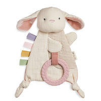 BUNNY BITZY CRINKLE SENSORY TOY WITH TEETHER
