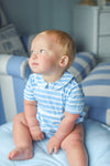 BRADFORD BUBBLE - PIMA SARASOTA SKY STRIPE/WORTH AVE WHITE